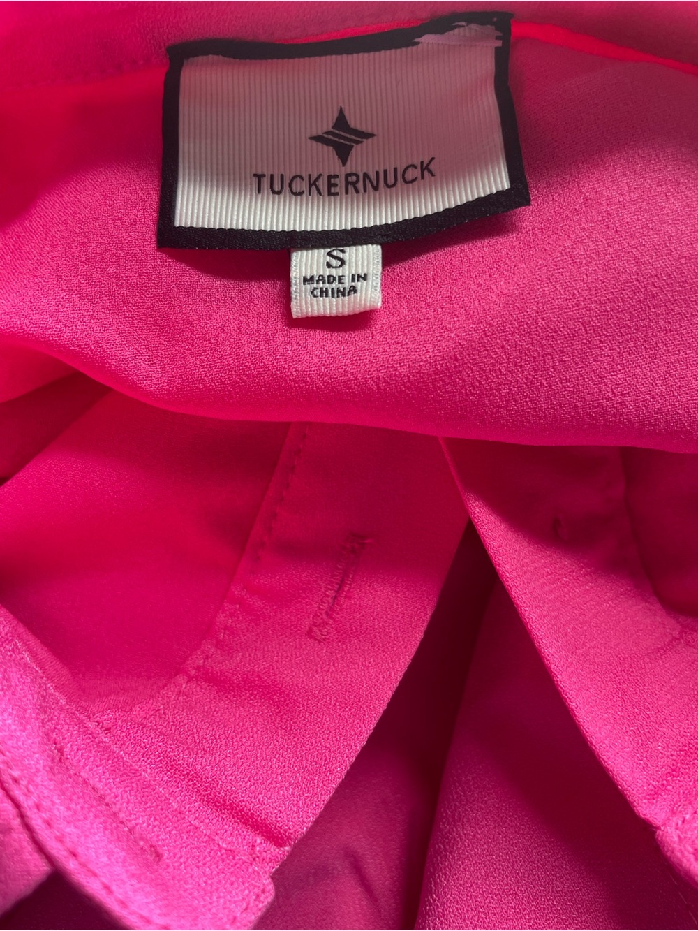 NWT Tuckernuck Hot Pink Ruffle-Hem Callahan Dress - Picture 3 of 8